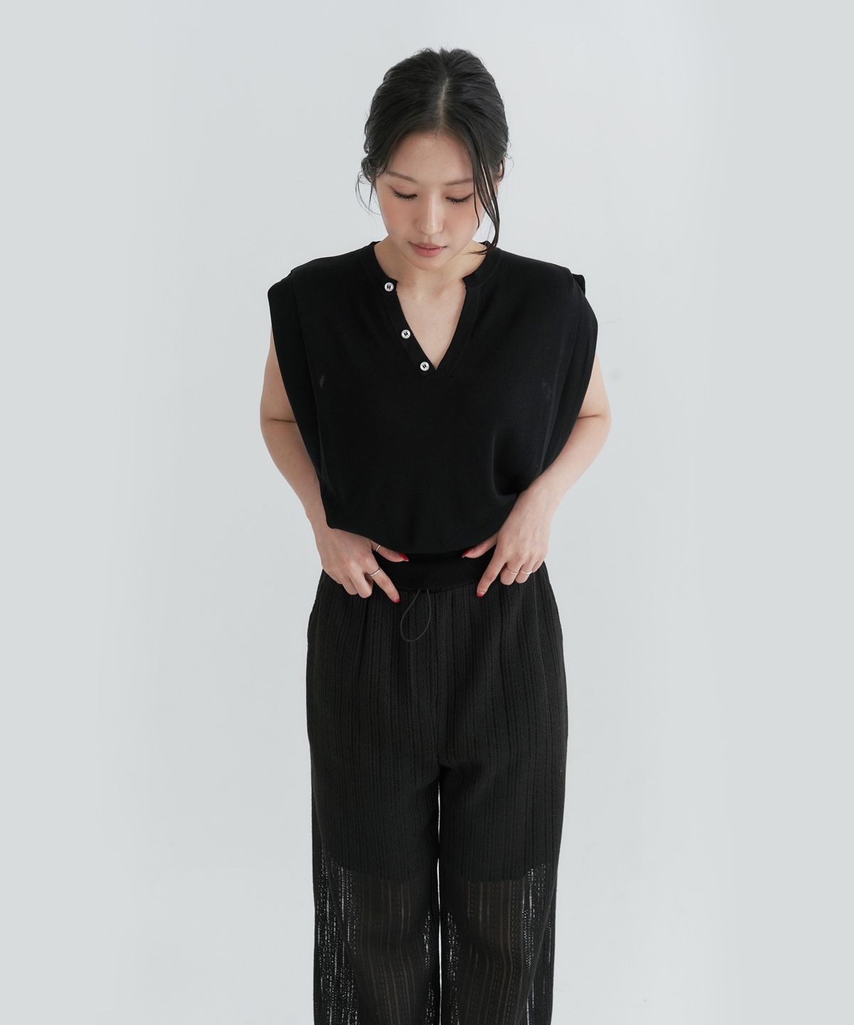 플레이오(PLAYO) 193니트_Black