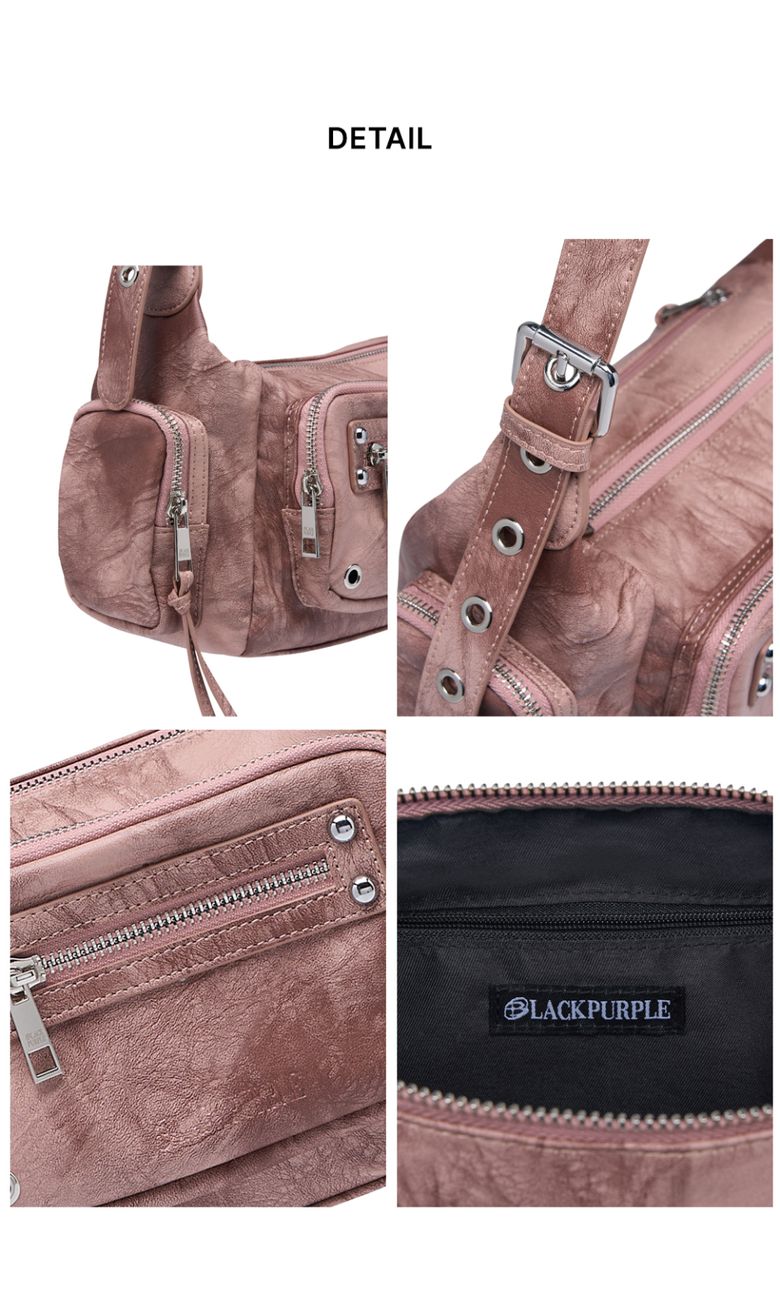 MUSINSA | BLACK PURPLE Marco Bag_BROWN