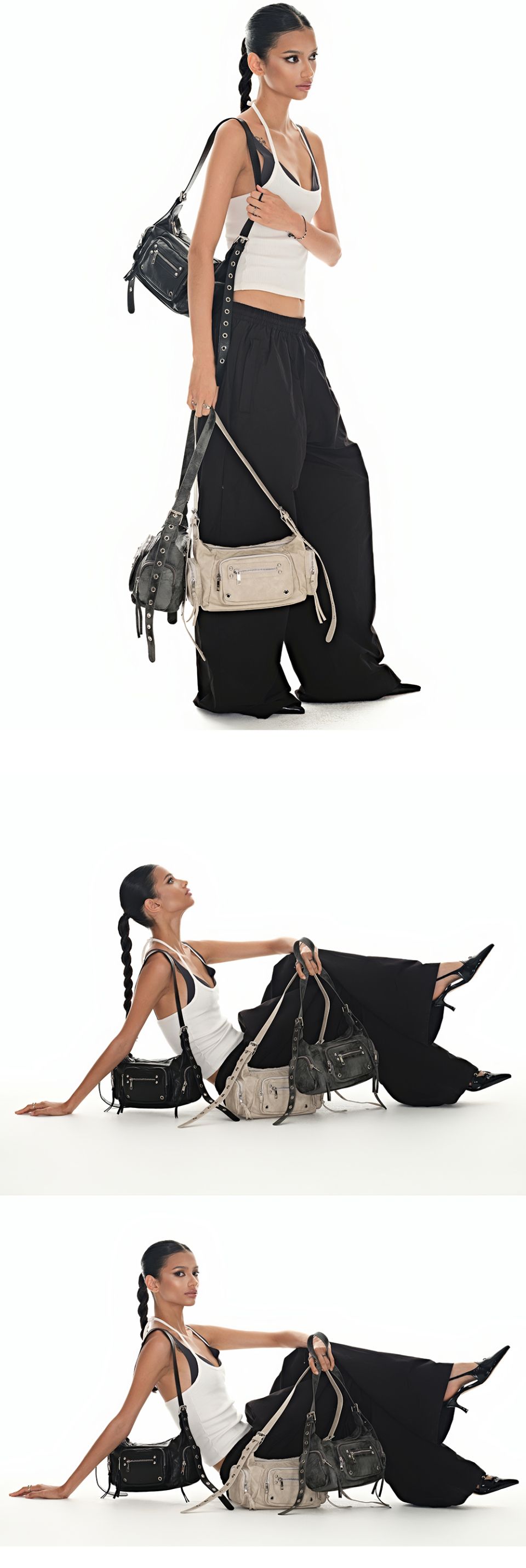 MUSINSA | BLACK PURPLE Marco Bag_BLACK