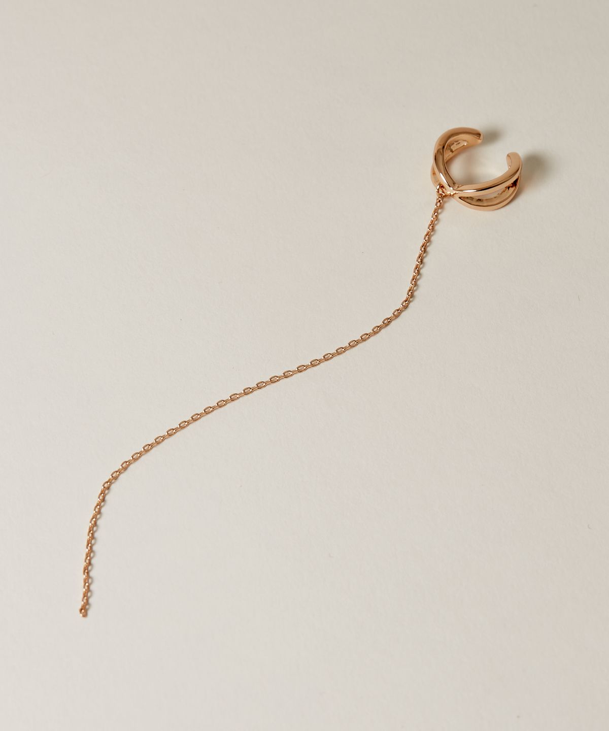 노비스도쿄(NOVICE TOKYO) 체인 크로스 이어 커프 Chain Cross Ear Cuff / Gold