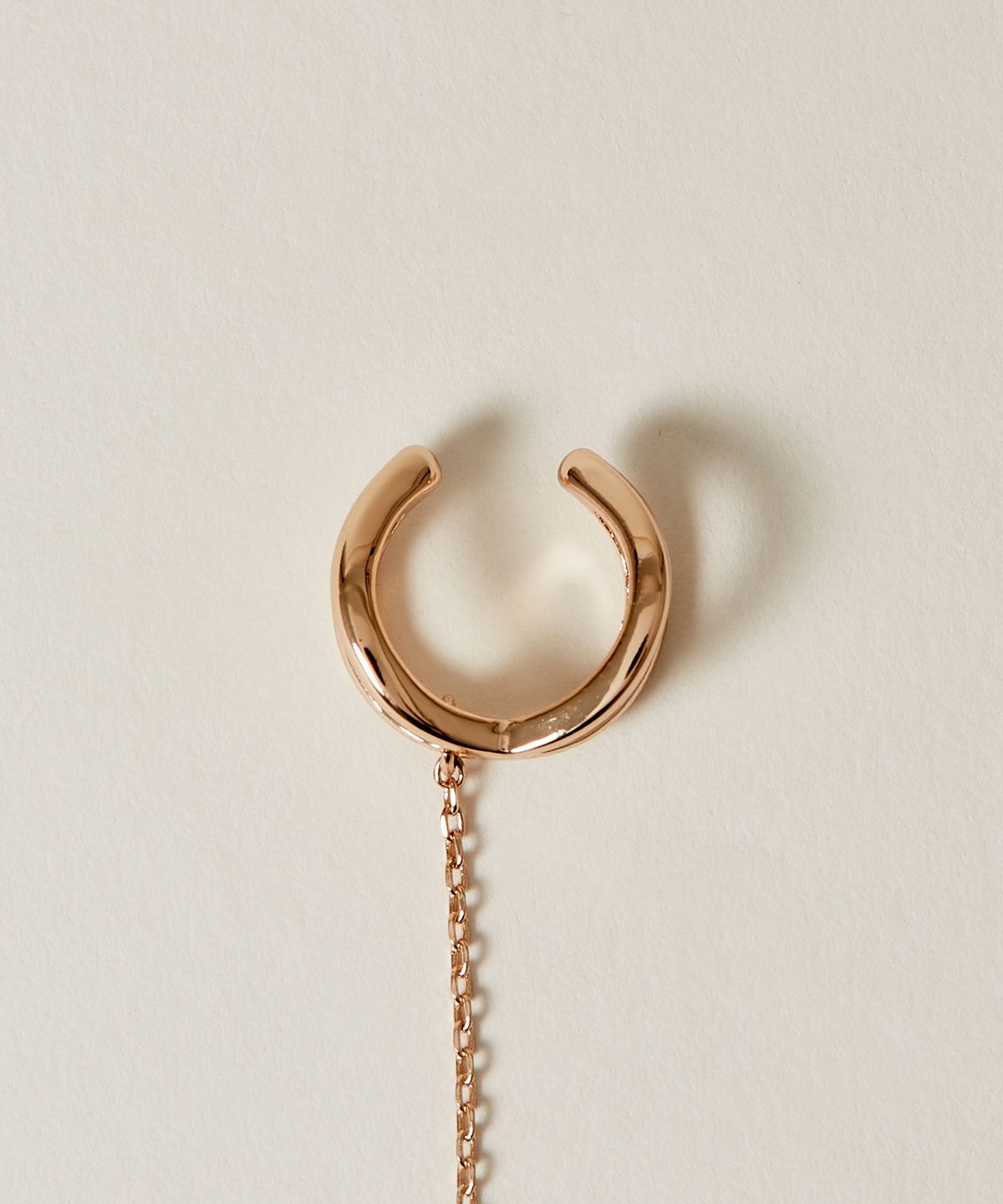 노비스도쿄(NOVICE TOKYO) 체인 크로스 이어 커프 Chain Cross Ear Cuff / Gold