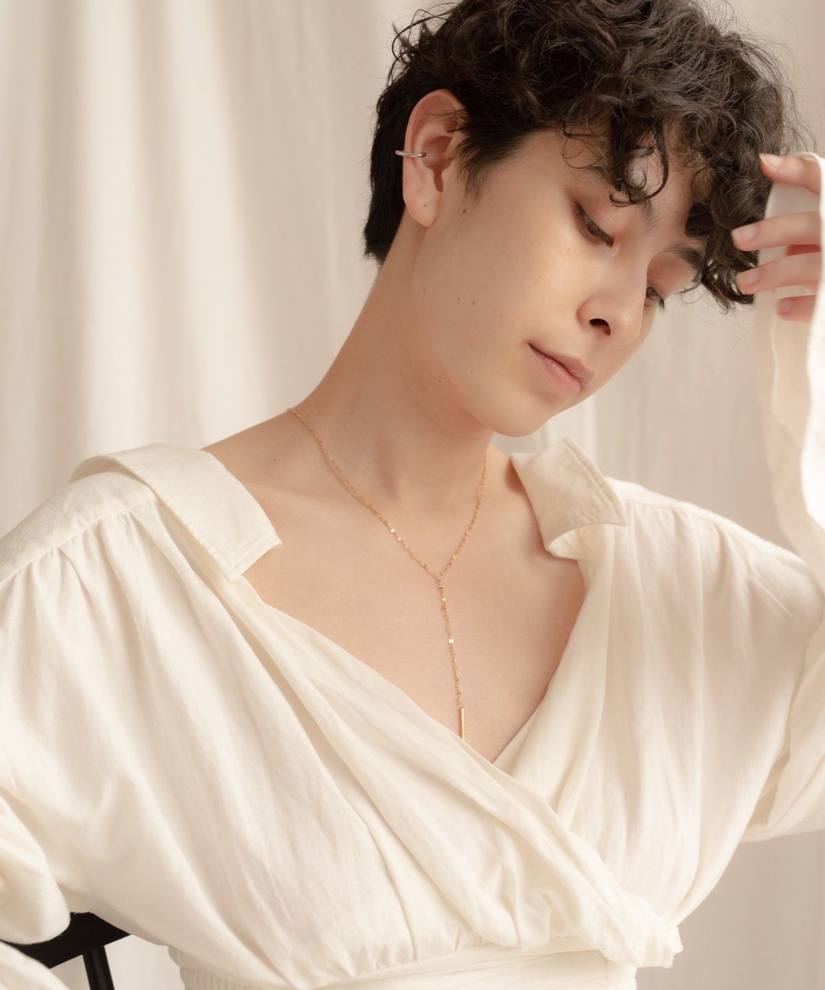 노비스도쿄(NOVICE TOKYO) 체인 롱 초커 Chain Long Choker / Gold