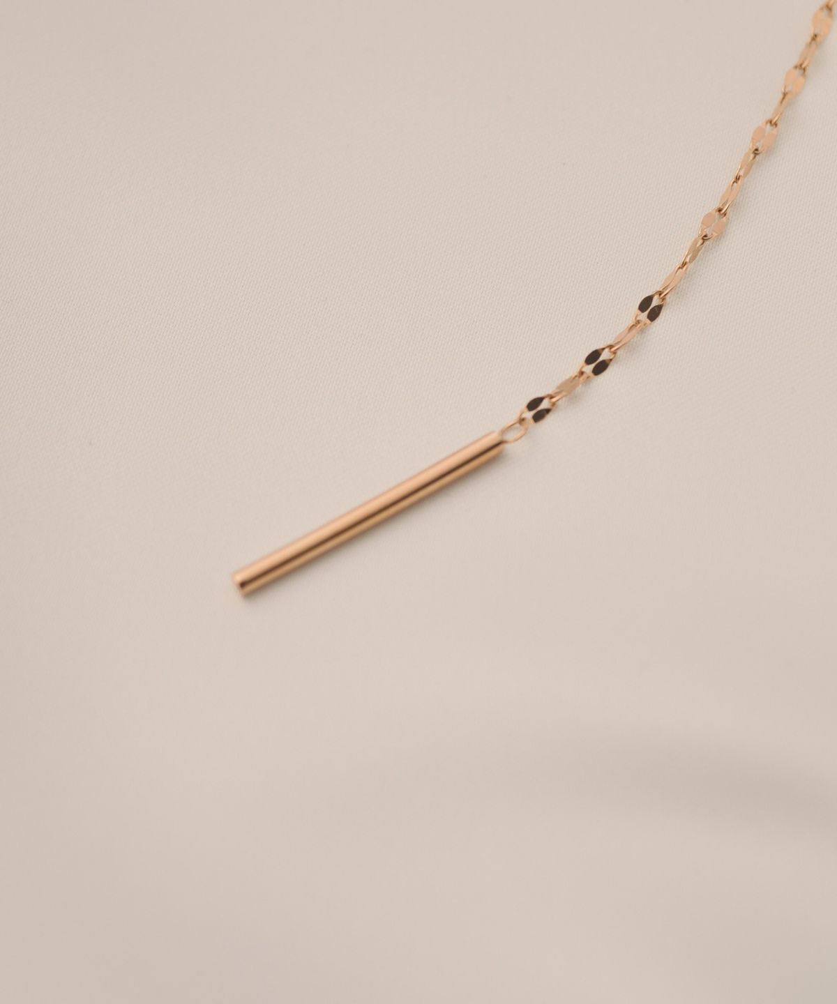 노비스도쿄(NOVICE TOKYO) 체인 롱 초커 Chain Long Choker  / Pink gold