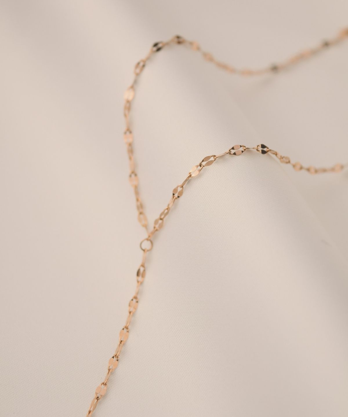 노비스도쿄(NOVICE TOKYO) 체인 롱 초커 Chain Long Choker  / Pink gold