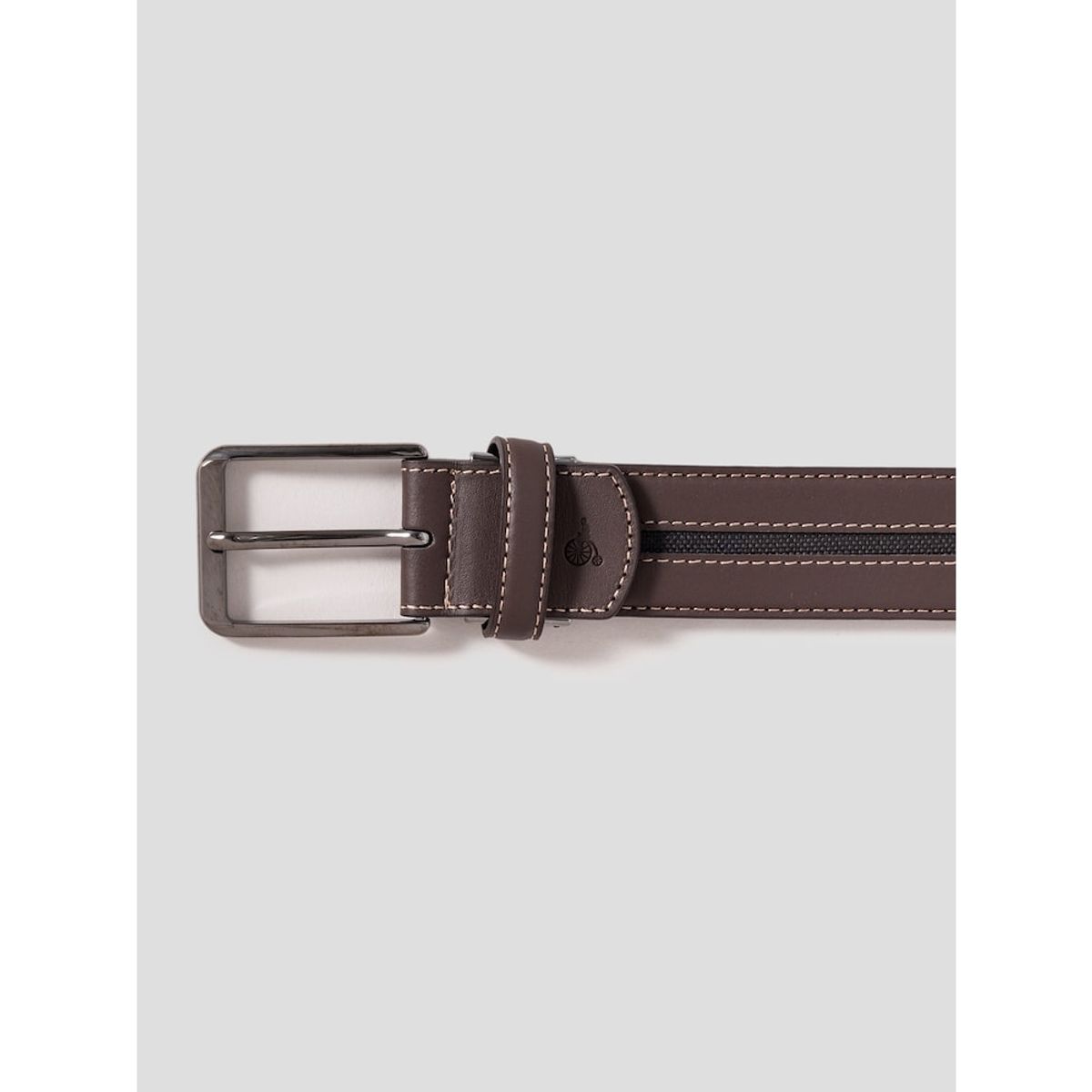 빈폴 액세서리(BEANPOLE ACCESSORY) 빈폴헤릿 사각 버클 벨트  브라운