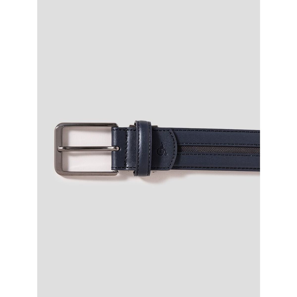 빈폴 액세서리(BEANPOLE ACCESSORY) 빈폴헤릿 사각 버클 벨트  네이비