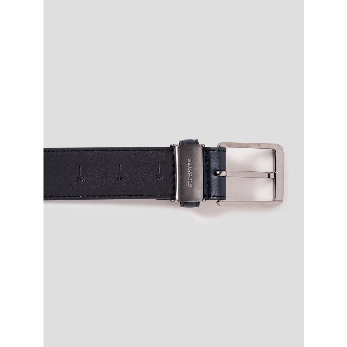 빈폴 액세서리(BEANPOLE ACCESSORY) 빈폴헤릿 사각 버클 벨트  네이비