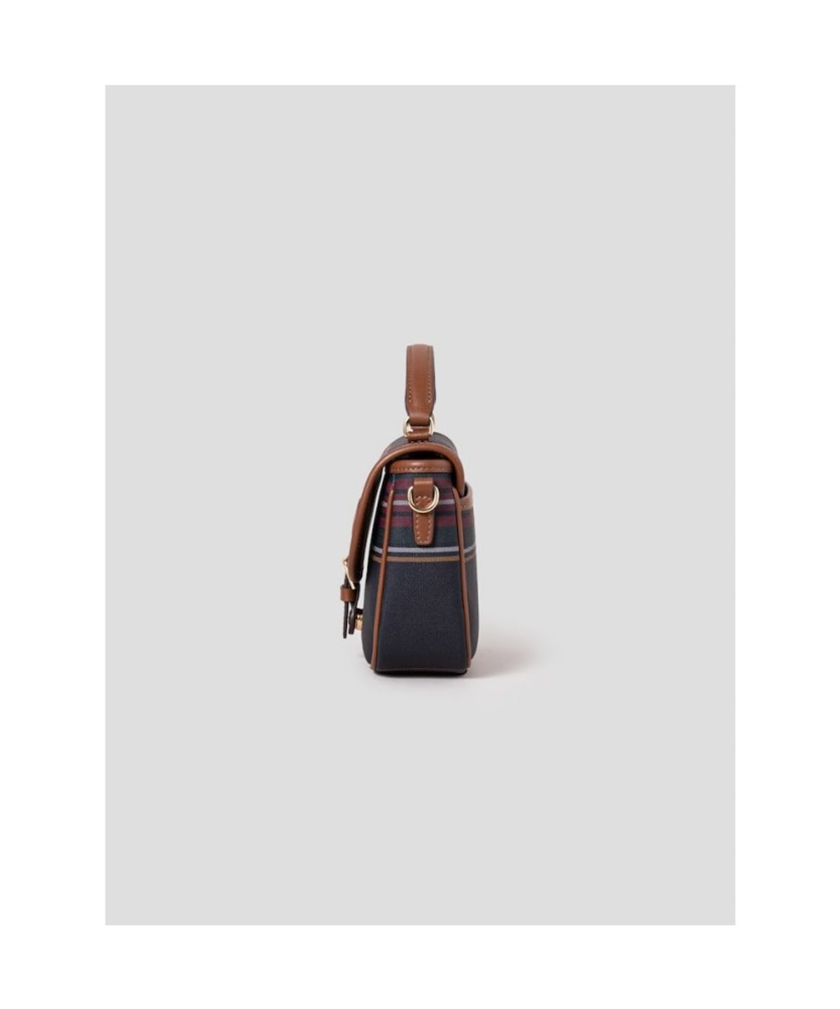 빈폴 액세서리(BEANPOLE ACCESSORY) 클래식 체크 탑 핸들 백  네이비
