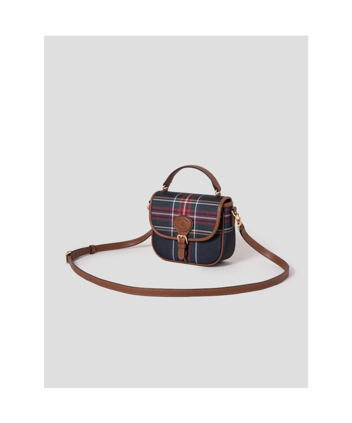 빈폴 액세서리(BEANPOLE ACCESSORY) 클래식 체크 탑 핸들 백  네이비