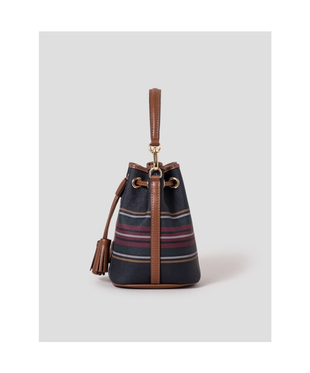 빈폴 액세서리(BEANPOLE ACCESSORY) 클래식 체크 복조리 백  네이비