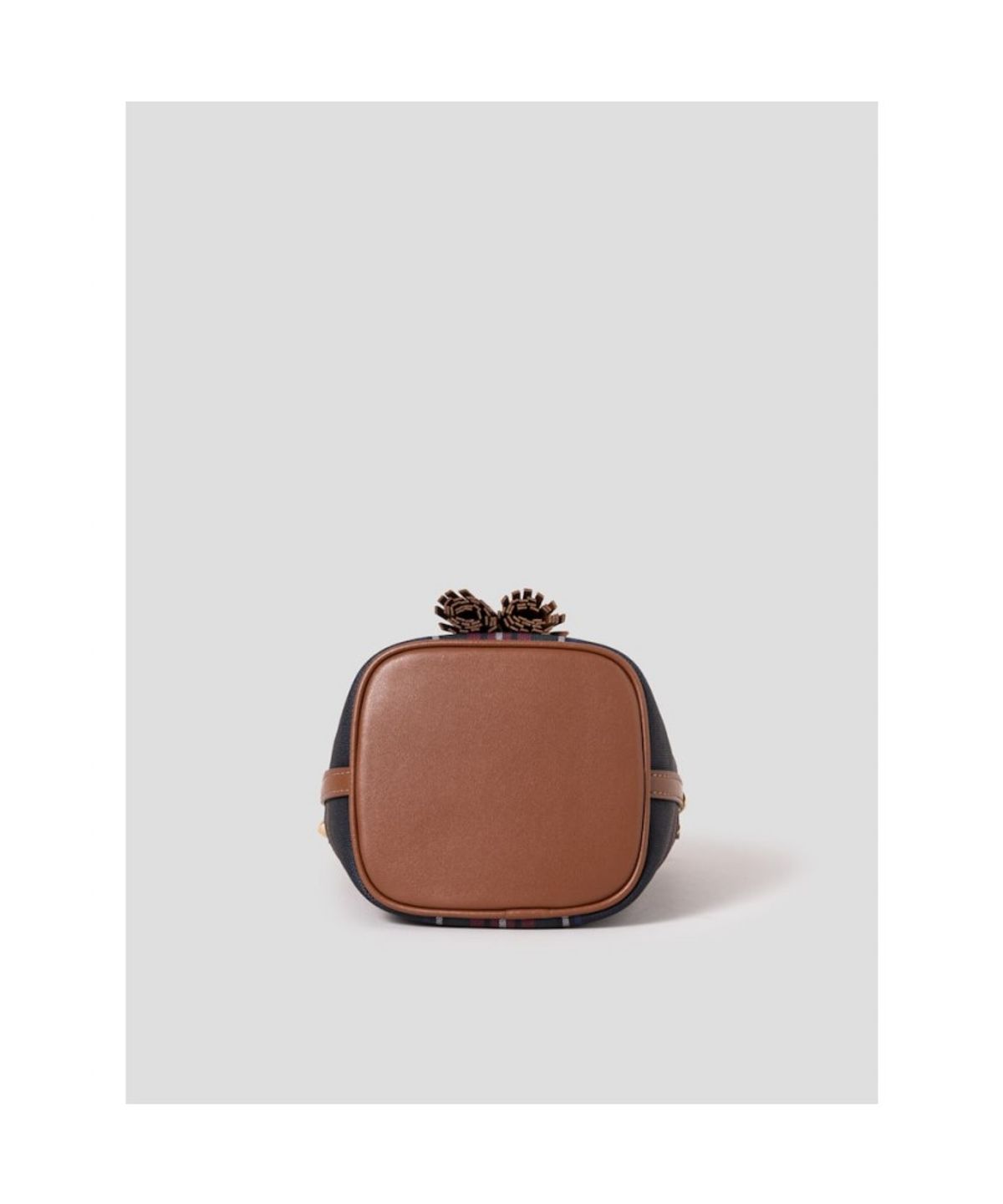 빈폴 액세서리(BEANPOLE ACCESSORY) 클래식 체크 복조리 백  네이비
