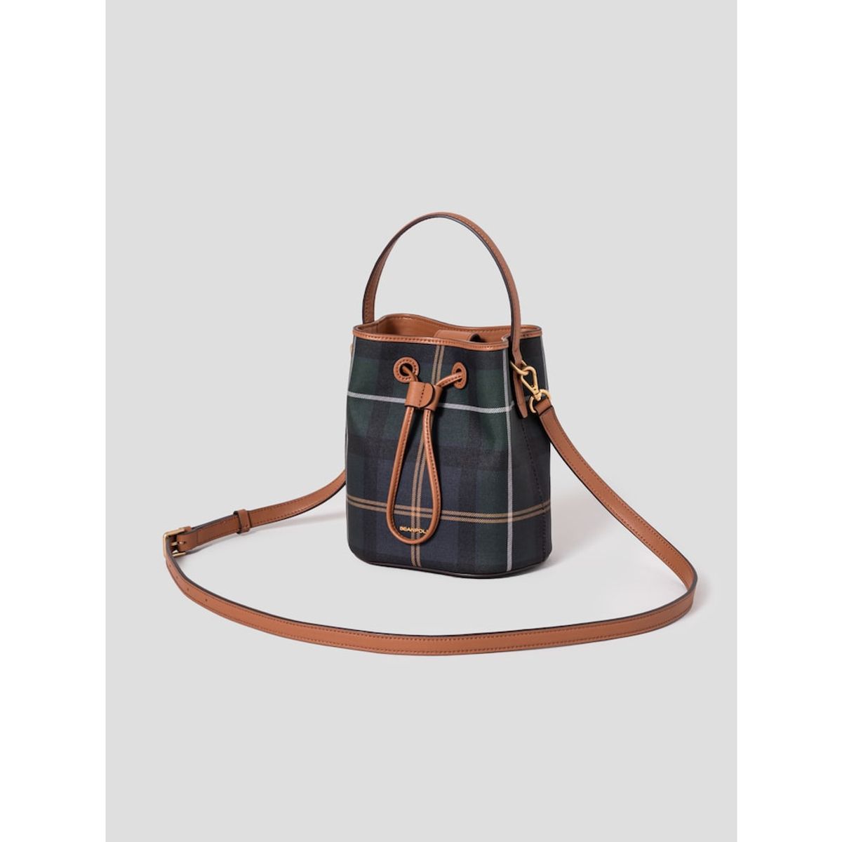 빈폴 액세서리(BEANPOLE ACCESSORY) 빈폴 헤릿 버킷백  네이비