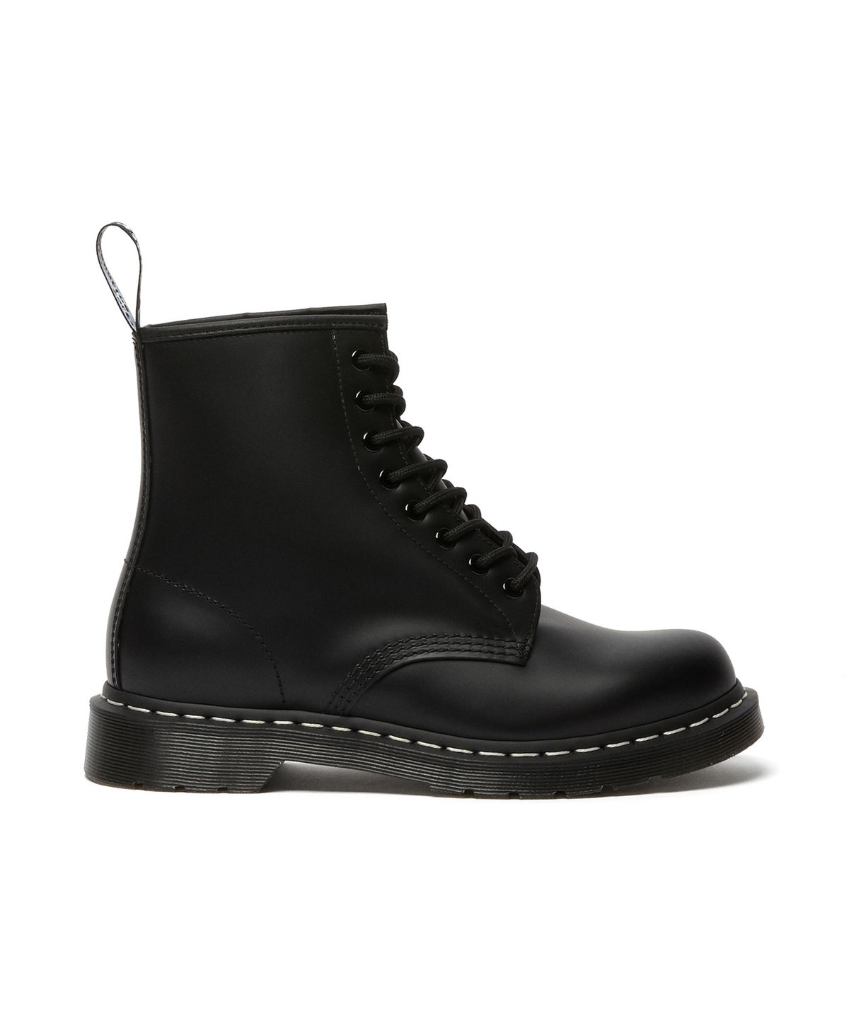 닥터마틴(DR.MARTENS) 1460 블랙 스무스 화이트 스티치 / 24758001