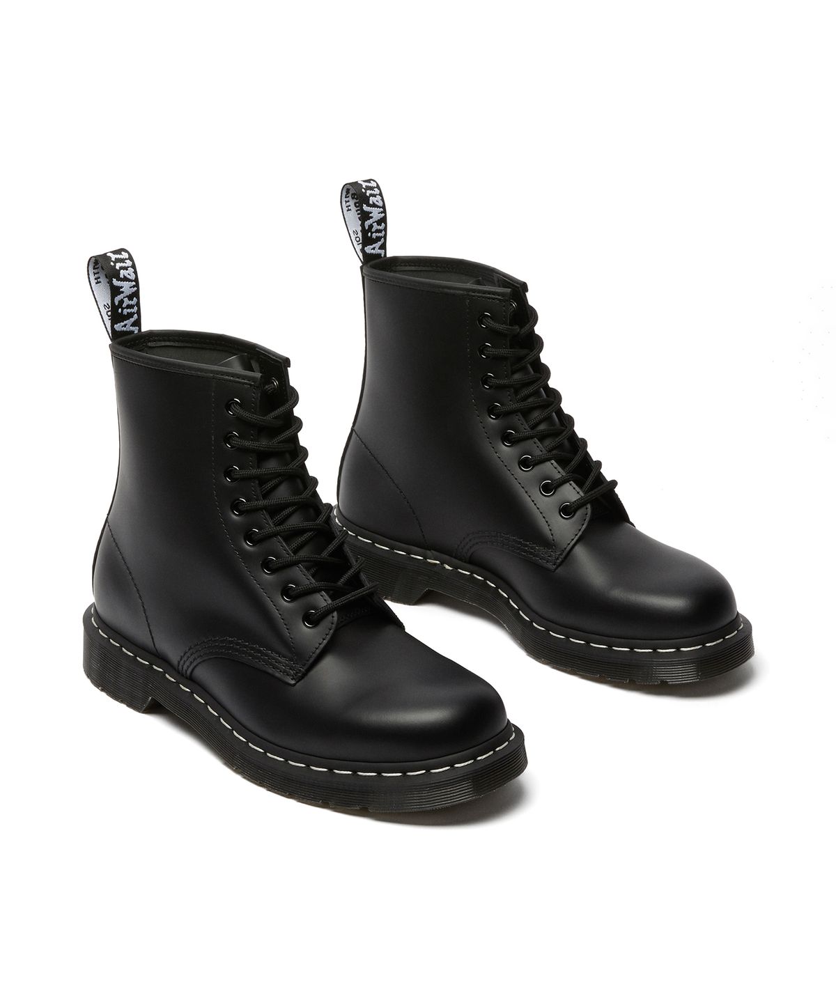 닥터마틴(DR.MARTENS) 1460 블랙 스무스 화이트 스티치 / 24758001