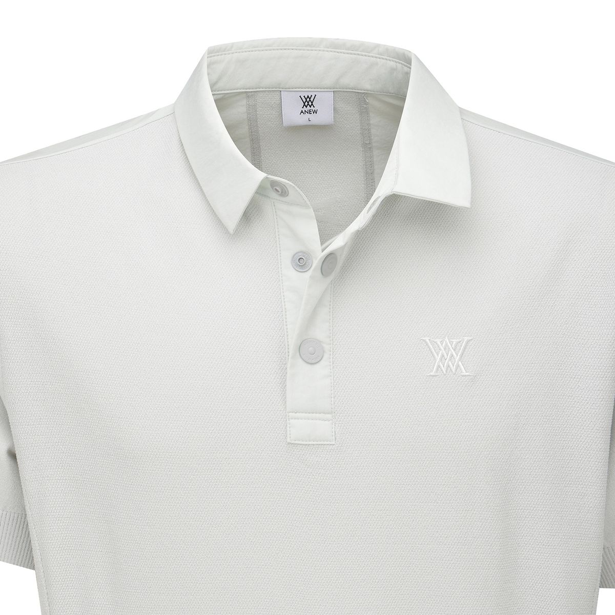 어뉴골프(ANEW GOLF) MEN FA HYBRID SHORT SLEEVE SWEATER_LG