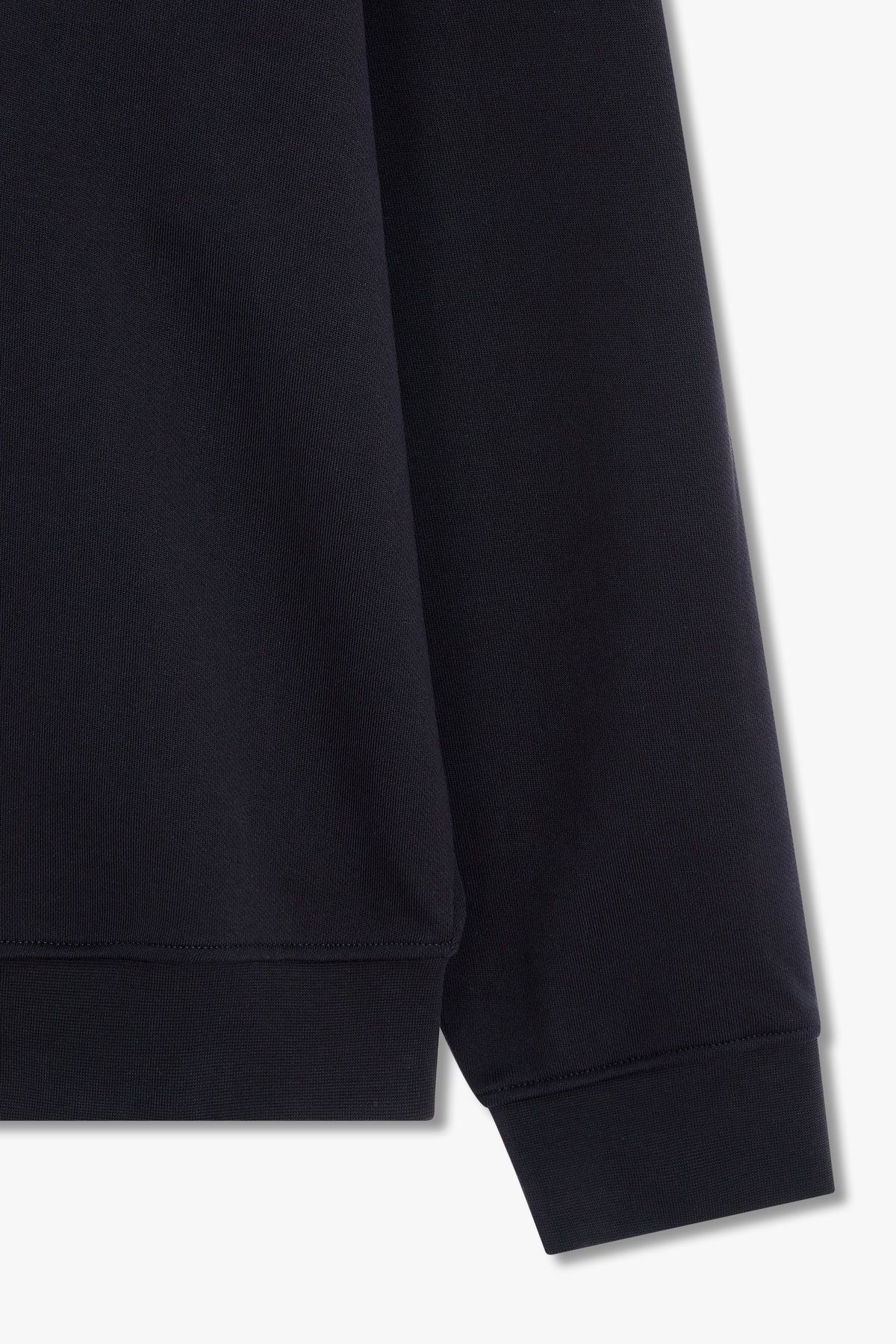 아르마니 익스체인지(ARMANI EXCHANGE) 남성 오버랩 로고 디테일 코튼 후디_다크 네이비 A415331025
