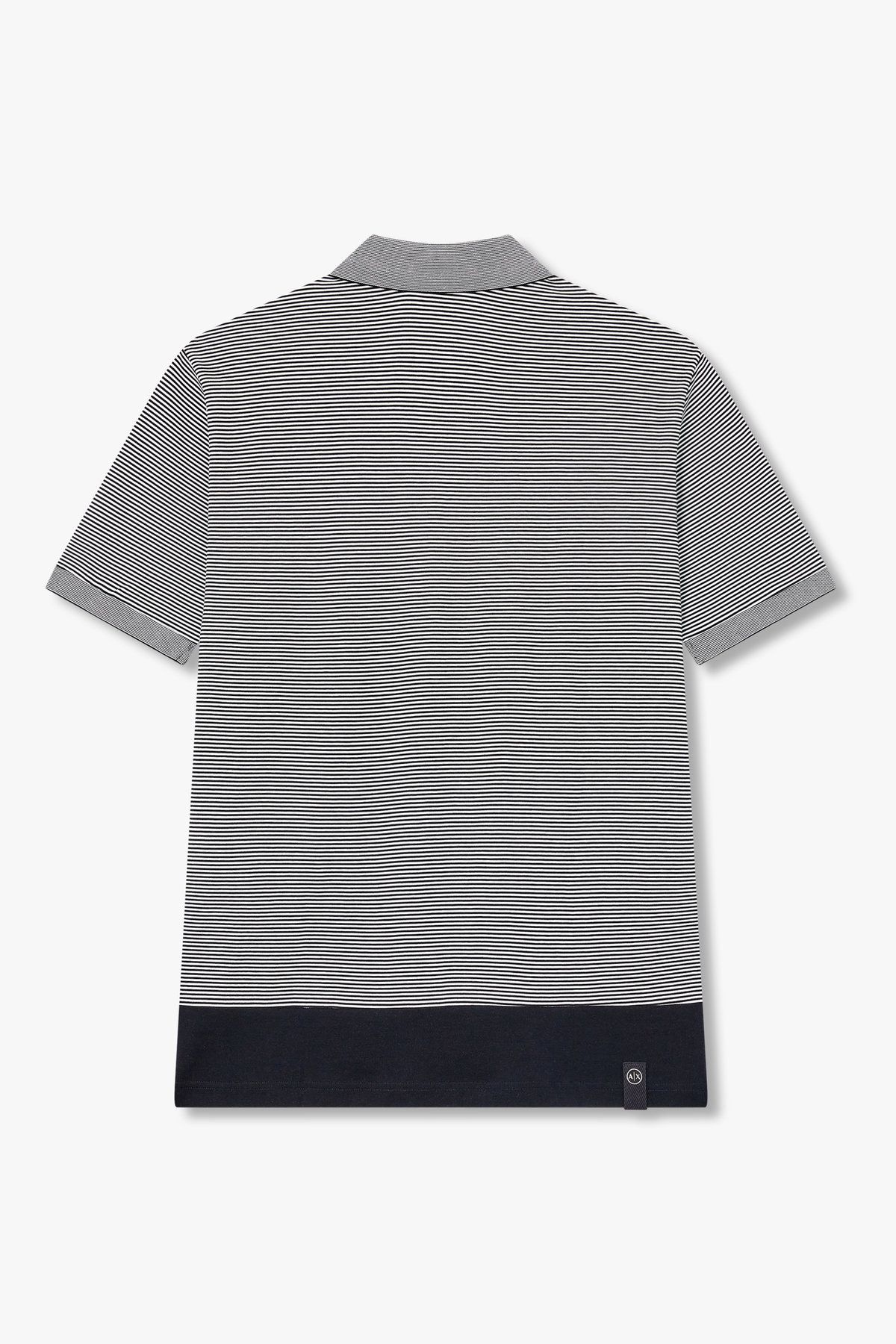 아르마니 익스체인지(ARMANI EXCHANGE) 남성 스트라이프 패턴 폴로 셔츠_다크 네이비 A415331010