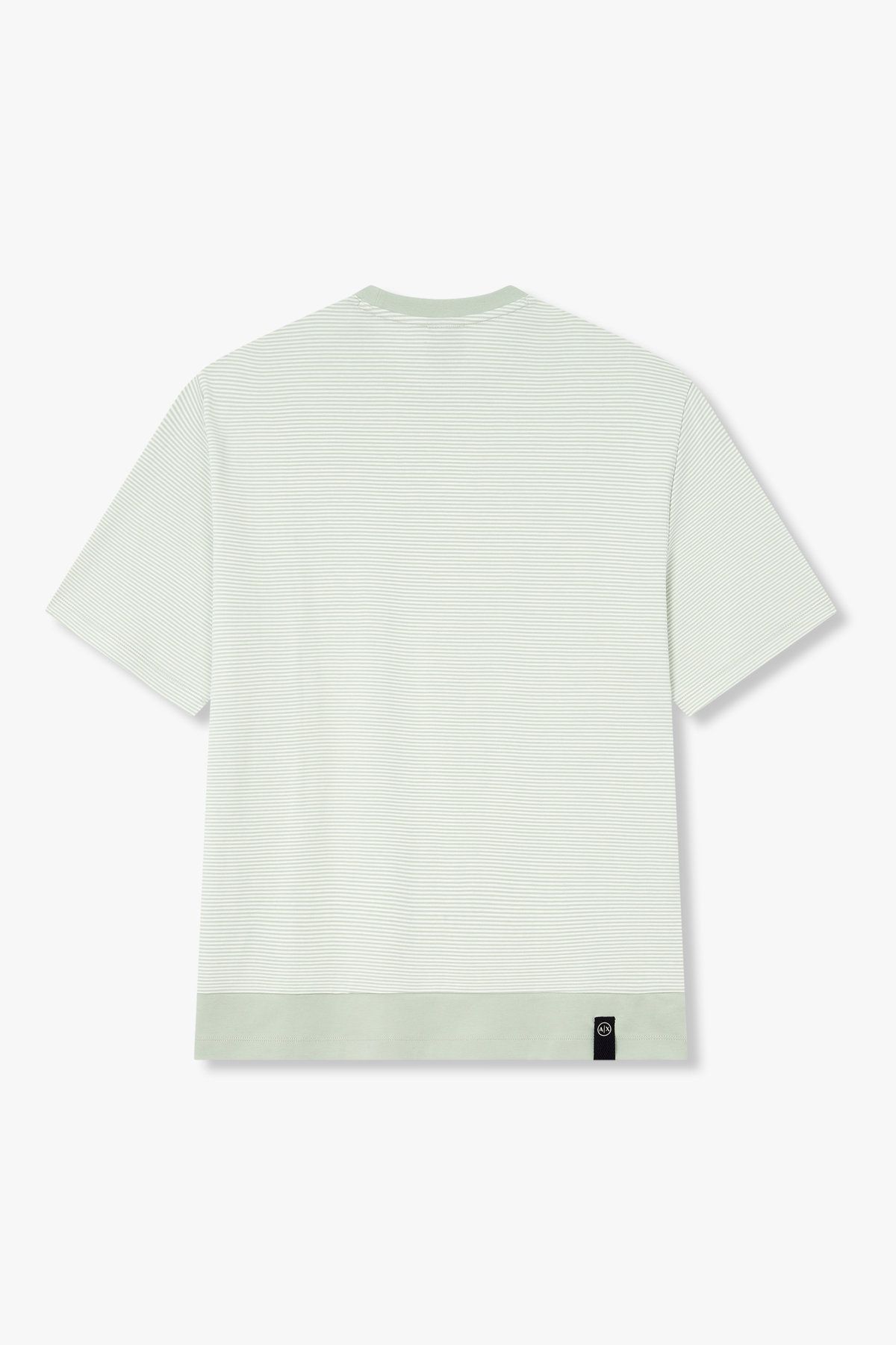 아르마니 익스체인지(ARMANI EXCHANGE) 남성 스트라이프 크루넥 티셔츠_라이트 민트 A415331017