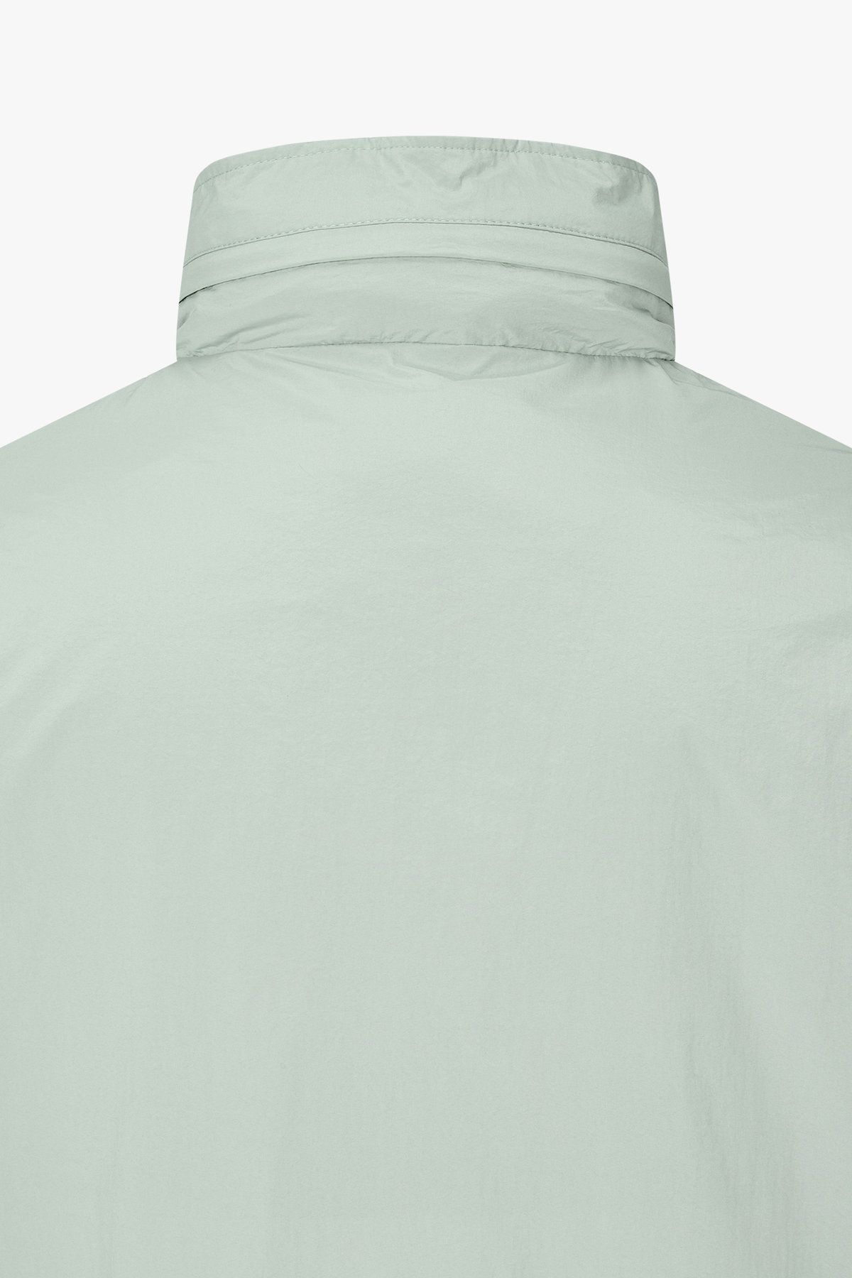 아르마니 익스체인지(ARMANI EXCHANGE) 남성 하이넥 히든 후드 나일론 자켓_민트 A415310004