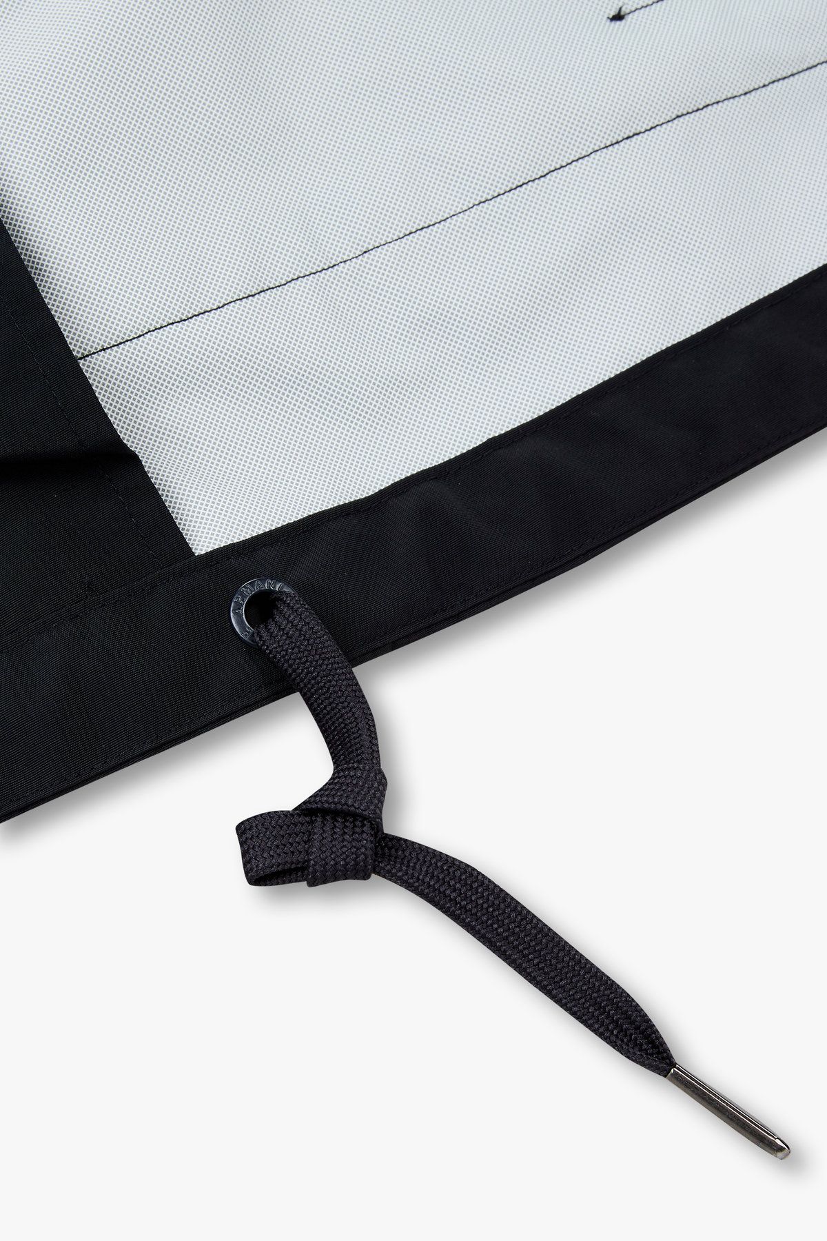 아르마니 익스체인지(ARMANI EXCHANGE) 남성 스트라이프 커프스 하이넥 자켓_다크 네이비 A415310003
