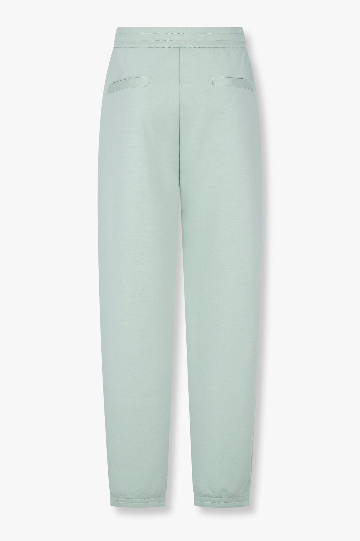 아르마니 익스체인지(ARMANI EXCHANGE) 남성 로고 프린트 밴딩 조거 팬츠_틸 그레이 A415342004
