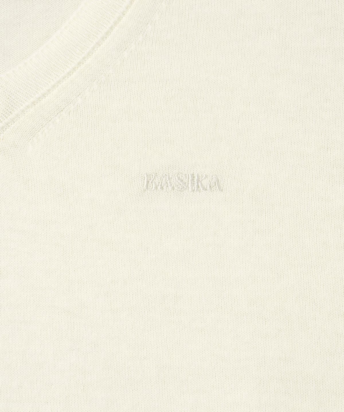 바시카(BASIKA) 캐시미어 베이직 브이넥 니트_2color