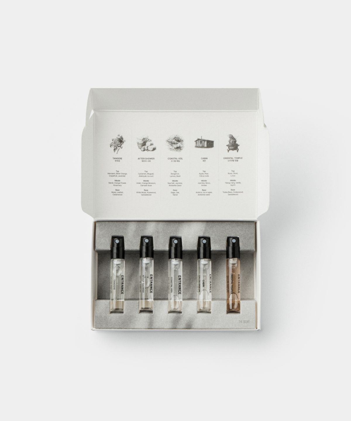 엔트런스(ENTRANCE) EAU DE PARFUM EXPEDITION SET [2.5ml x 5종]