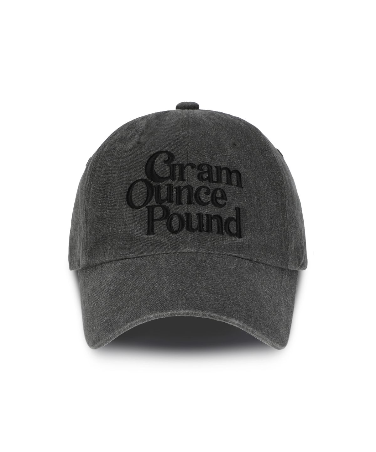 그램 아운스 파운드(GRAM OUNCE POUND) [5COLORS] Everyday Logo 6-Panel Cap