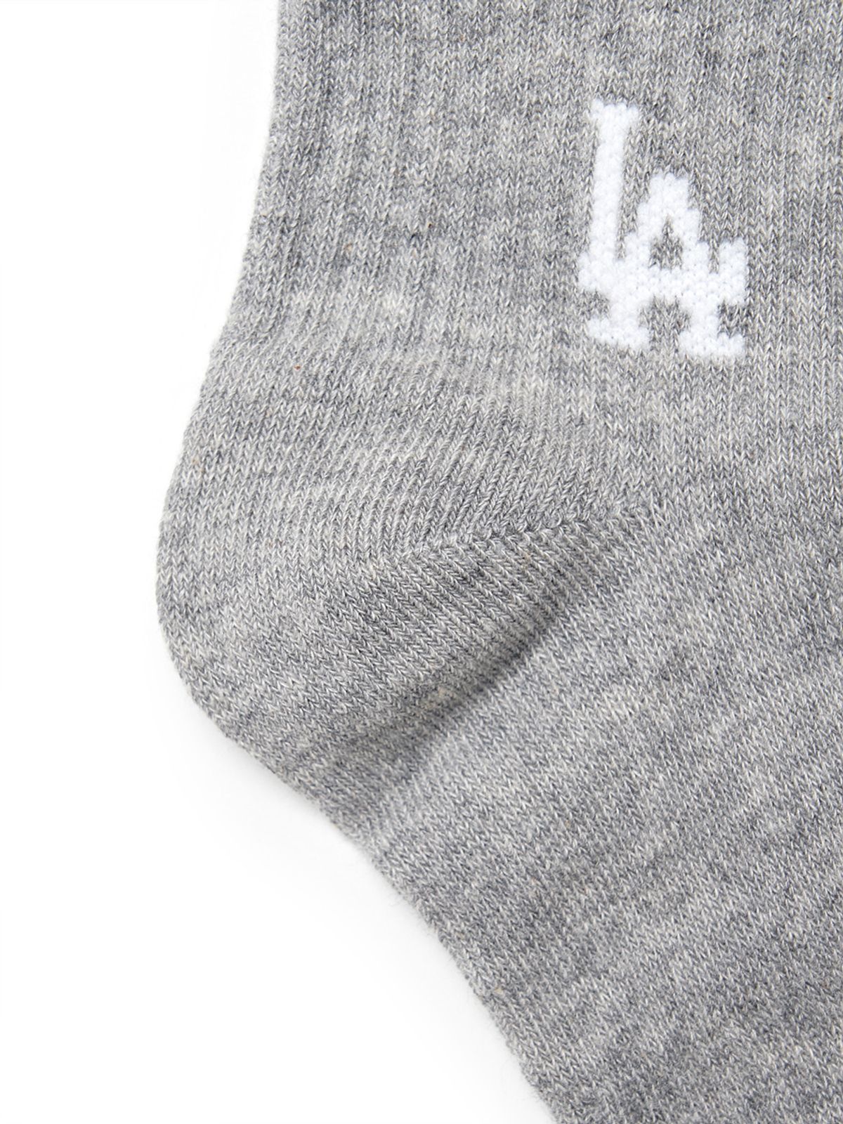 엠엘비(MLB) 스몰 로고 발목 양말 3족세트 MLB (Melange Grey)