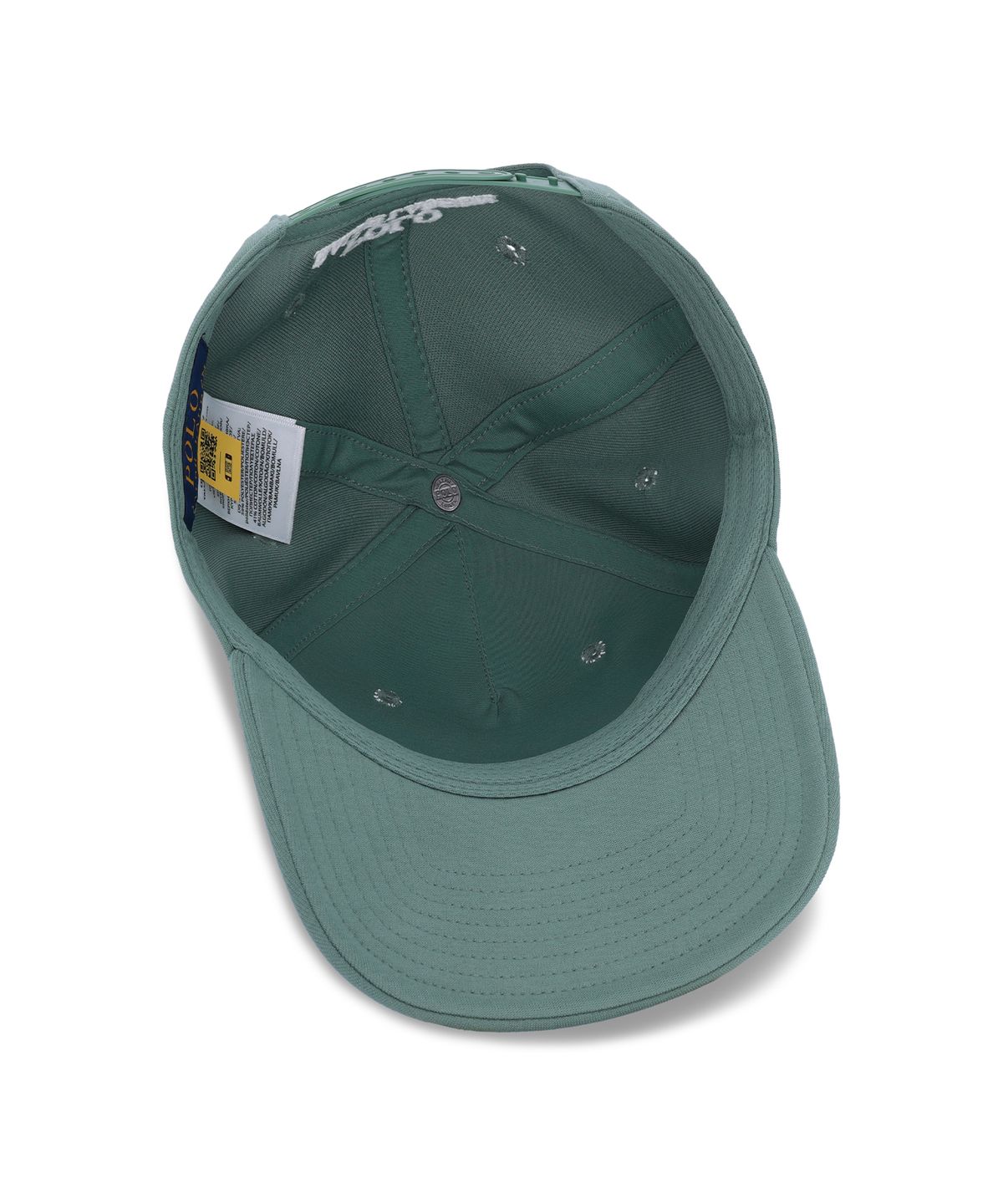 폴로 랄프 로렌(POLO RALPH LAUREN) 더블 니트 자카드 볼 캡-내추럴