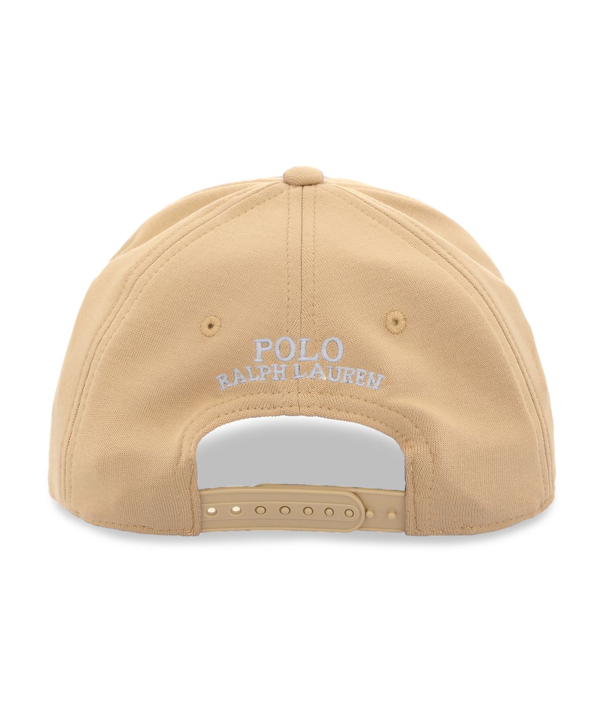 폴로 랄프 로렌(POLO RALPH LAUREN) 더블 니트 자카드 볼 캡-베이지/카키