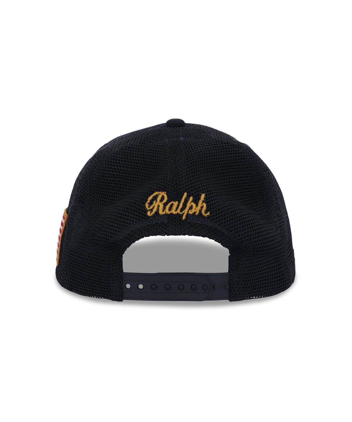 폴로 랄프 로렌(POLO RALPH LAUREN) 랄프스 개러지 캔버스 트러커 캡-블랙