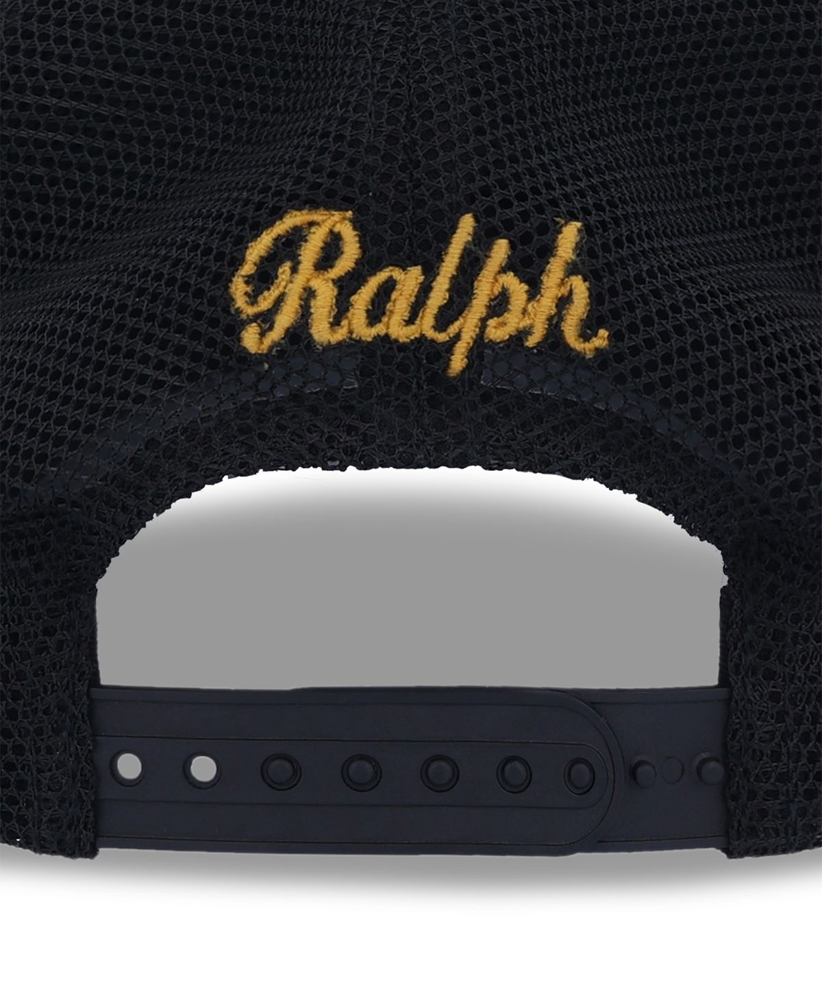 폴로 랄프 로렌(POLO RALPH LAUREN) 랄프스 개러지 캔버스 트러커 캡-블랙