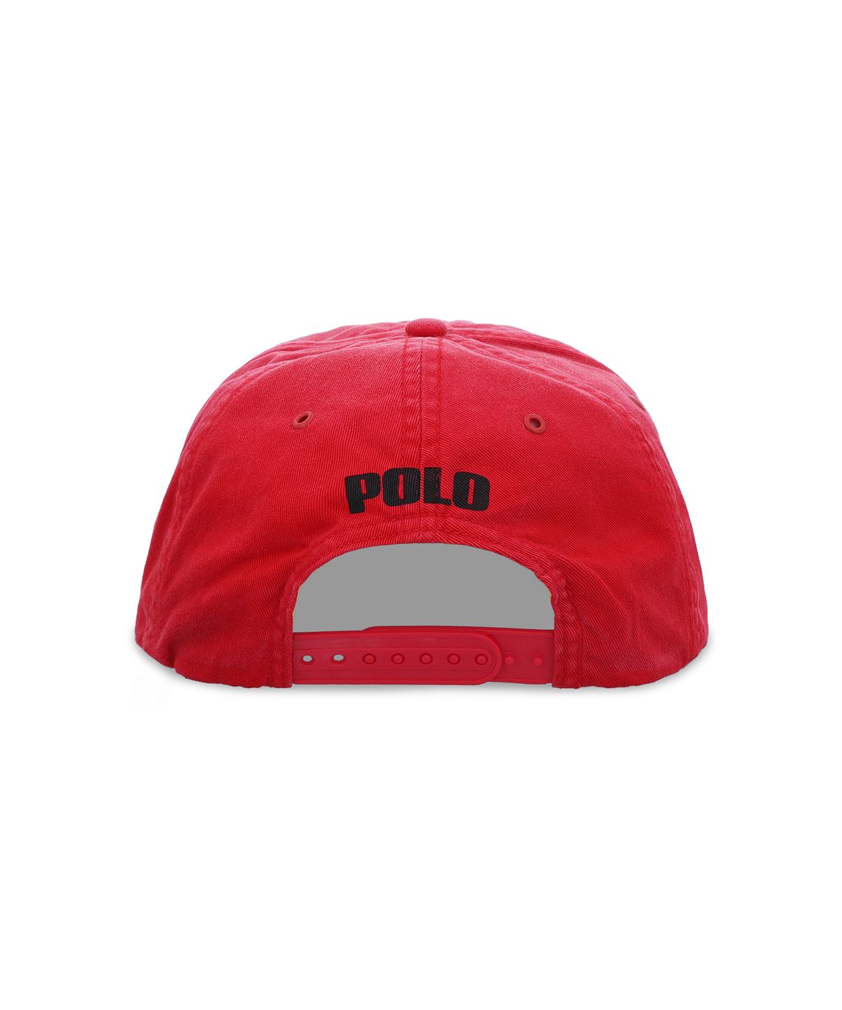 폴로 랄프 로렌(POLO RALPH LAUREN) 레이싱 패치 트윌 볼 캡-레드