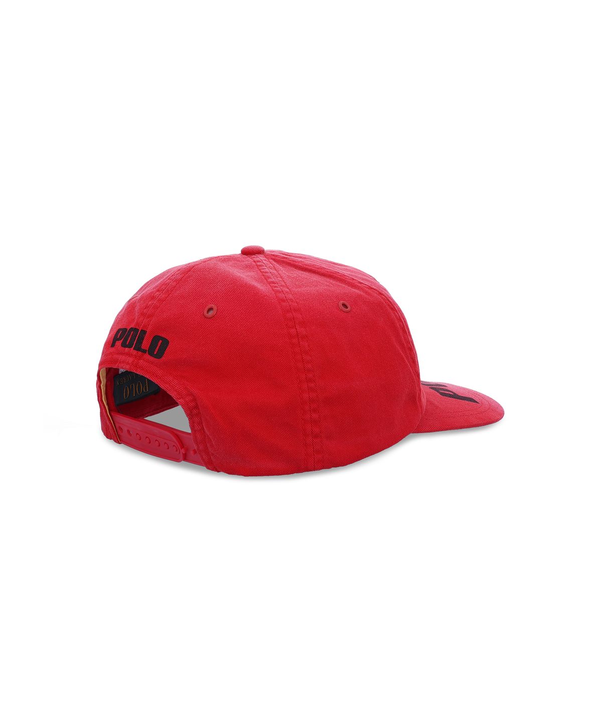 폴로 랄프 로렌(POLO RALPH LAUREN) 레이싱 패치 트윌 볼 캡-레드