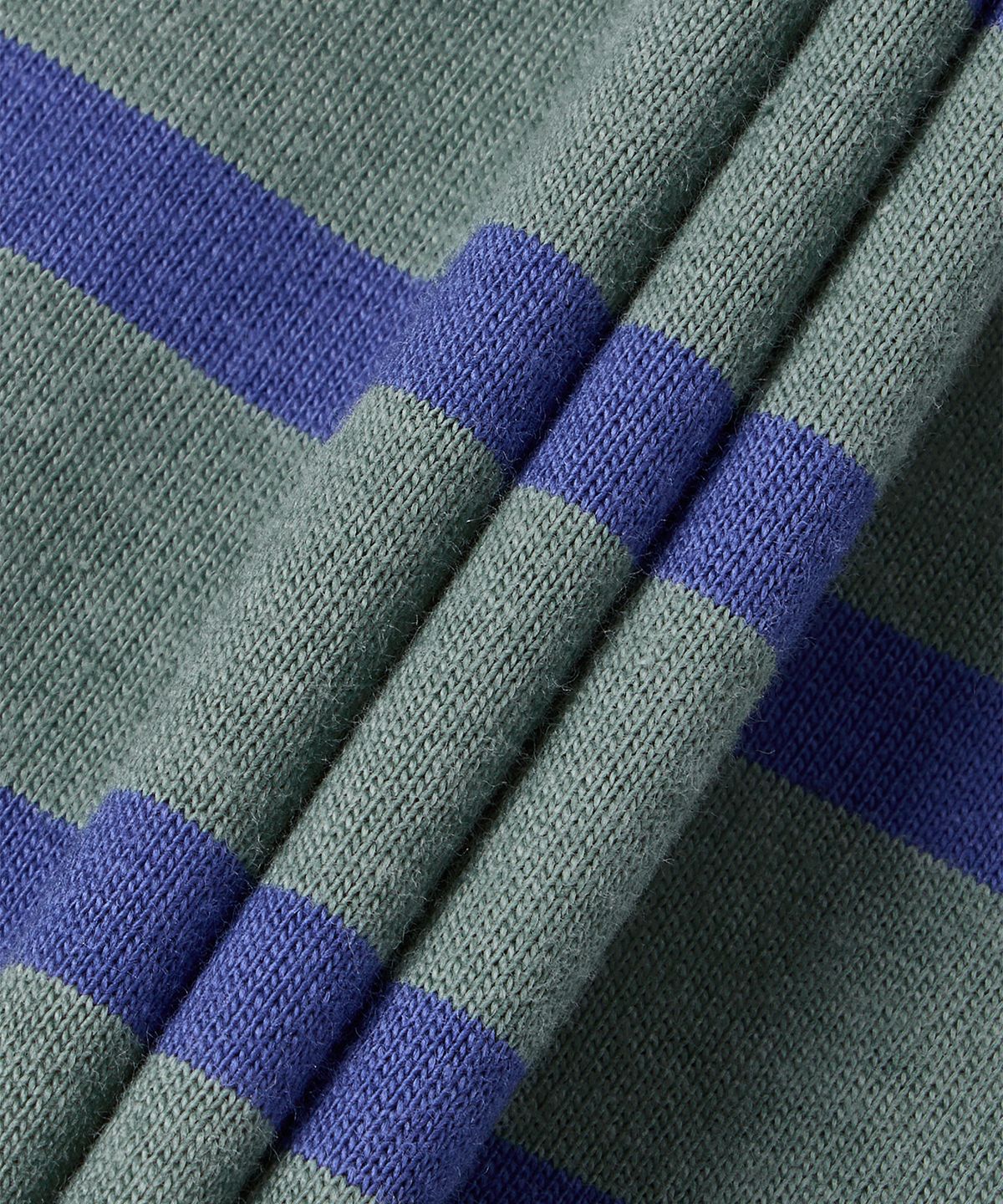 폴로 랄프 로렌(POLO RALPH LAUREN) 커스텀 슬림핏 스트라이프 저지 티셔츠-그린