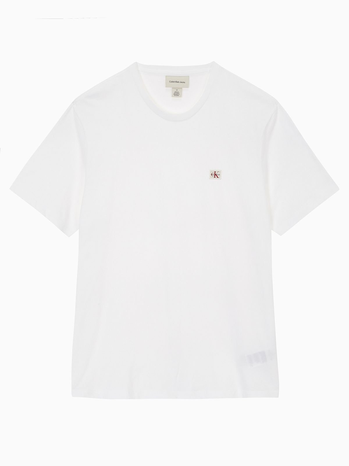 캘빈클라인 진(CALVIN KLEIN JEANS) 클래식핏 뱃지 로고 반팔 티셔츠 4RC272G YAF