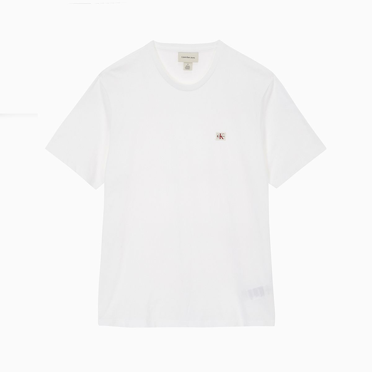 캘빈클라인 진(CALVIN KLEIN JEANS) 클래식핏 뱃지 로고 반팔 티셔츠 4RC272G YAF