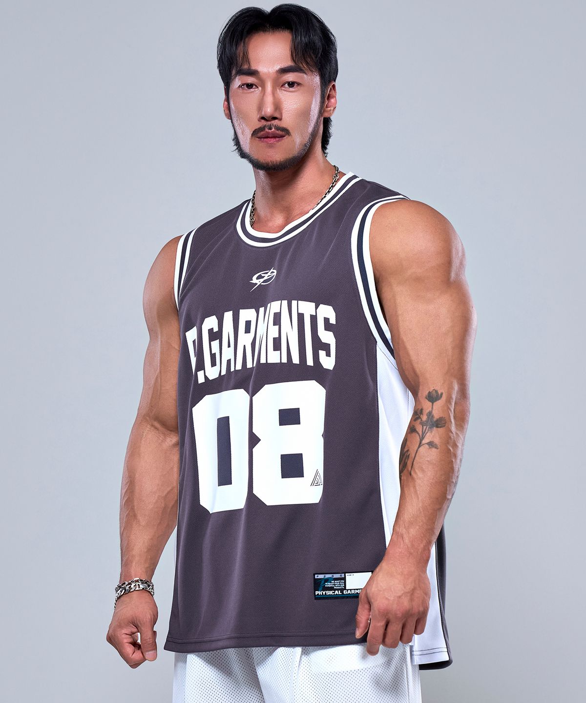 피지컬가먼츠(PHYSICAL GARMENTS) P2574 바스켓볼 메쉬 져지 나시 [3COLOR]