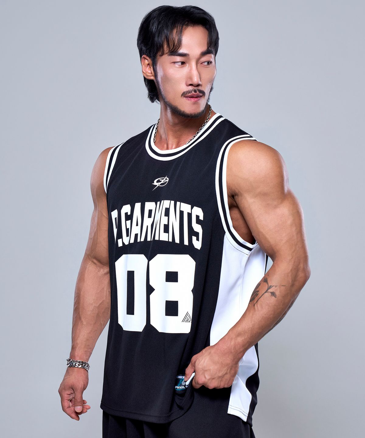 피지컬가먼츠(PHYSICAL GARMENTS) P2574 바스켓볼 메쉬 져지 나시 [3COLOR]