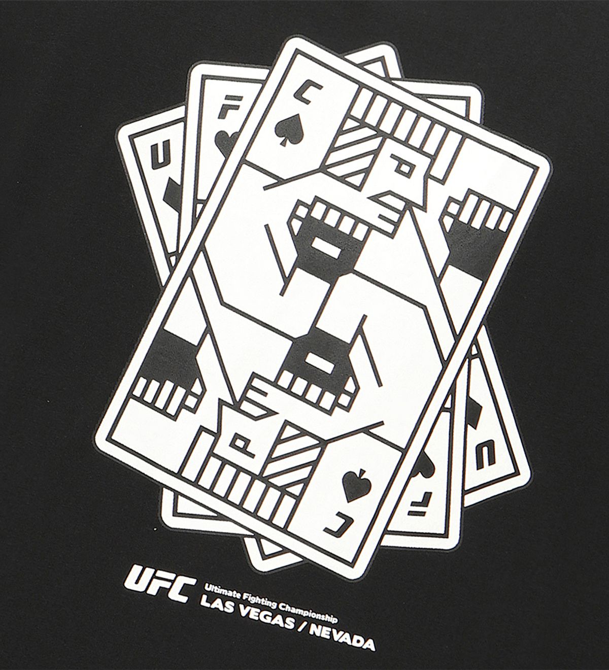 유에프씨 스포츠(UFC SPORT) UFC 킹 릴렉스핏 반팔 티셔츠 블랙 U2SSW2327BK