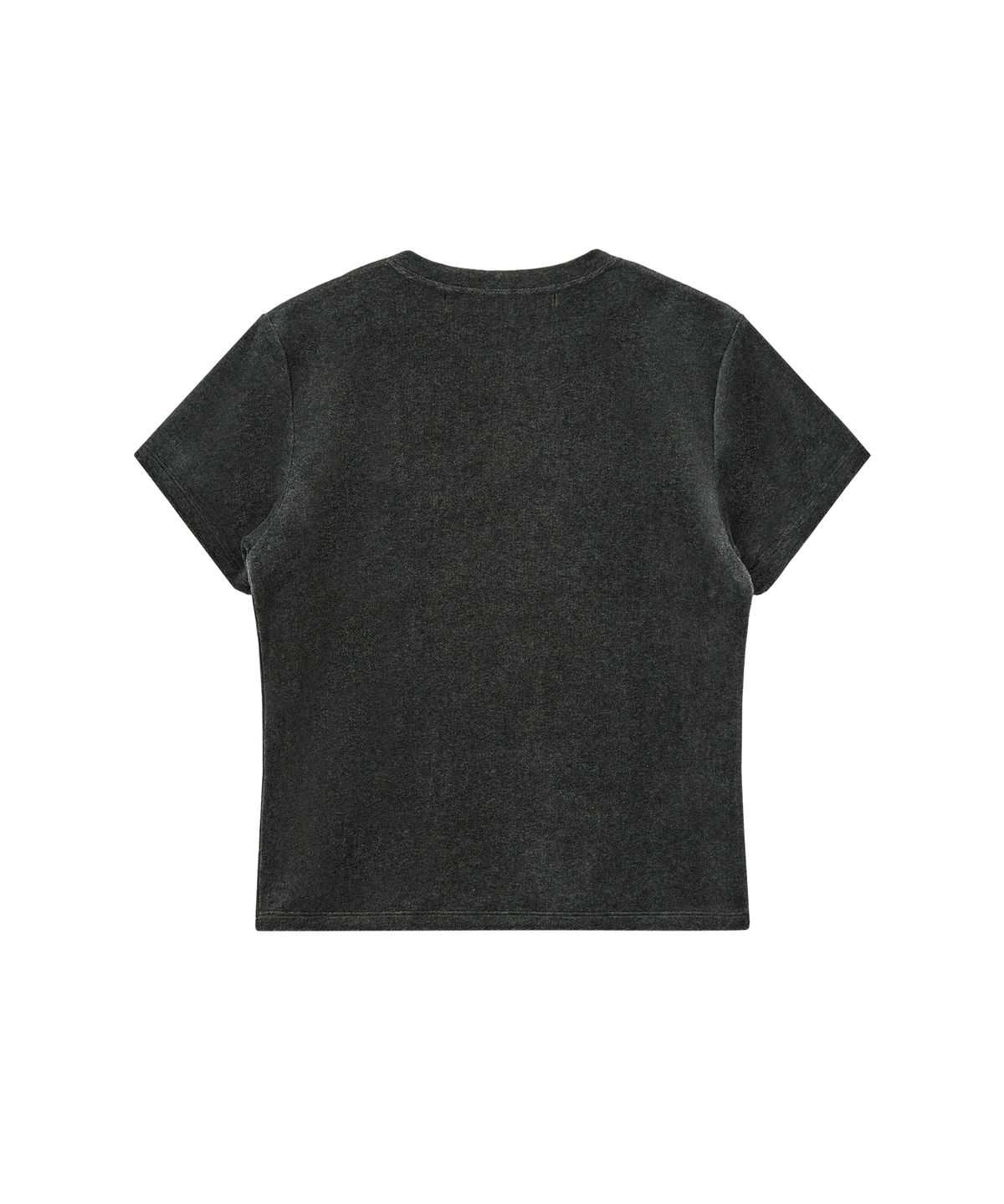레스트앤레크레이션(REST&RECREATION) VELVET LOGO T-SHIRT - BLACK