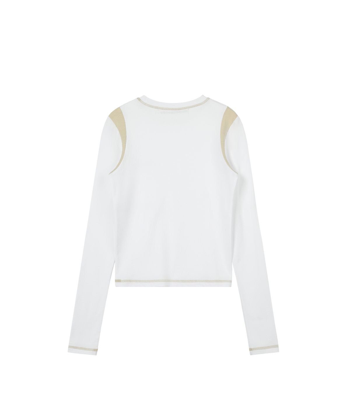 레스트앤레크레이션(REST&RECREATION) COLORATION TOP - WHITE