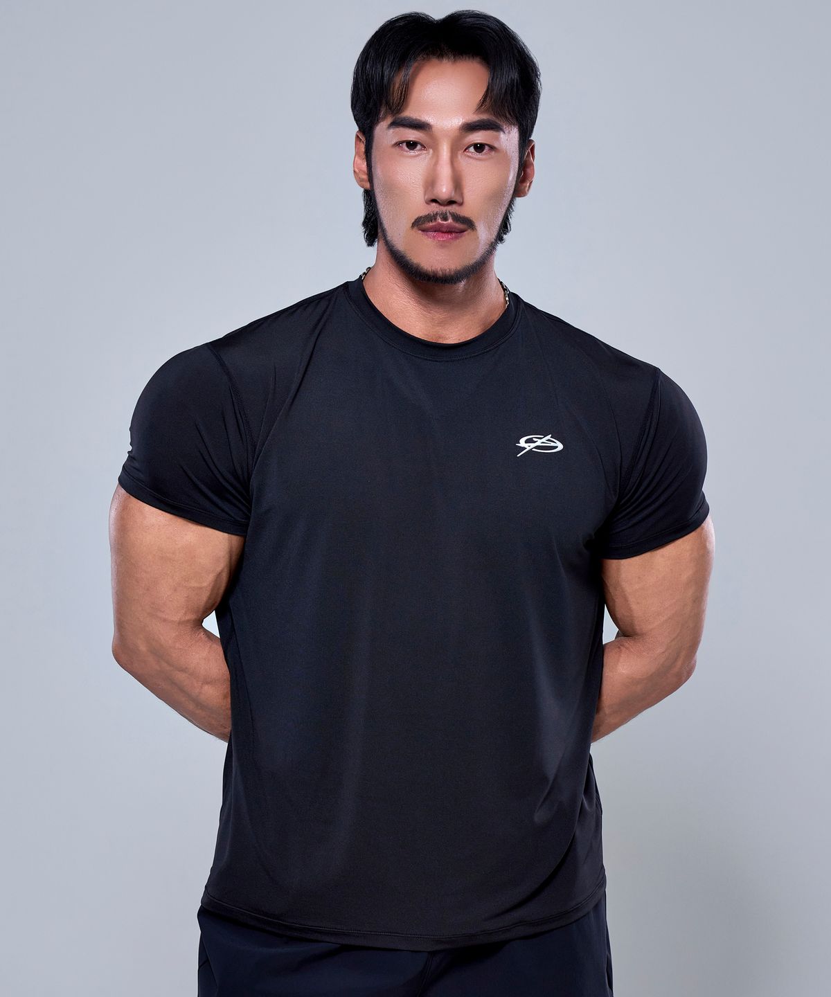 피지컬가먼츠(PHYSICAL GARMENTS) P2578 기능성 시그니처 드라이 데일리 머슬반팔 [블랙]
