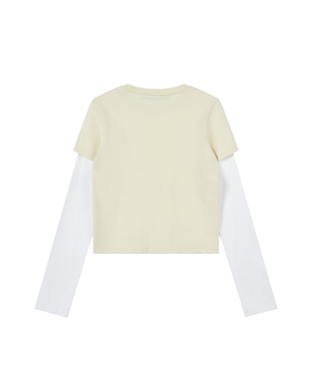 레스트앤레크레이션(REST&RECREATION) LAYERED SLEEVE TOP - CREAM