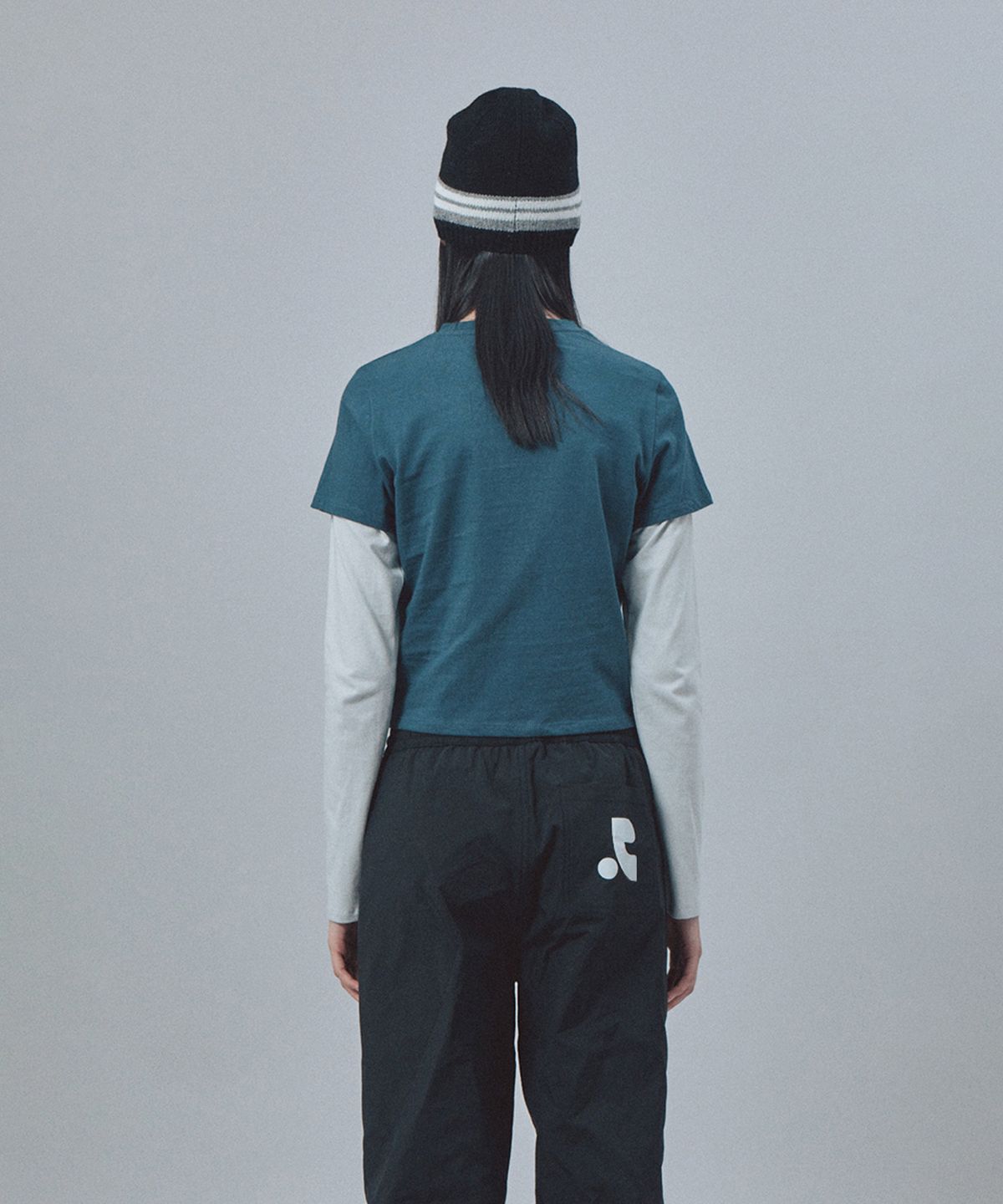 레스트앤레크레이션(REST&RECREATION) LAYERED SLEEVE TOP - BLUE