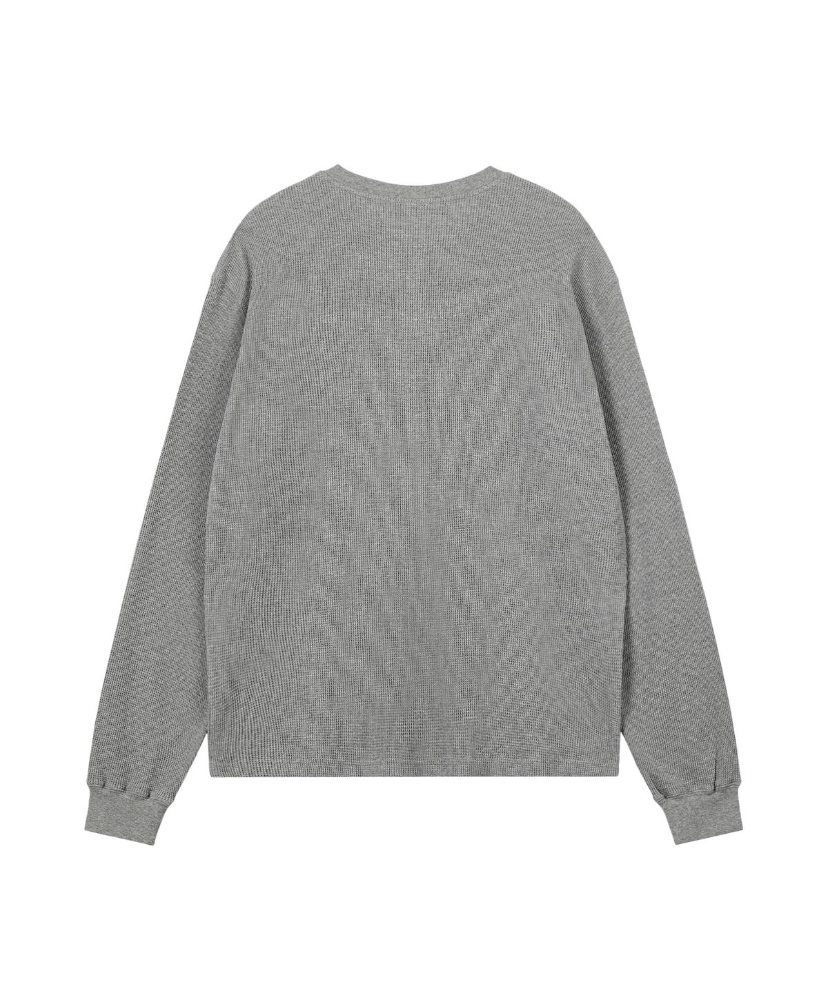 레스트앤레크레이션(REST&RECREATION) HENLEY NECK TOP - GREY