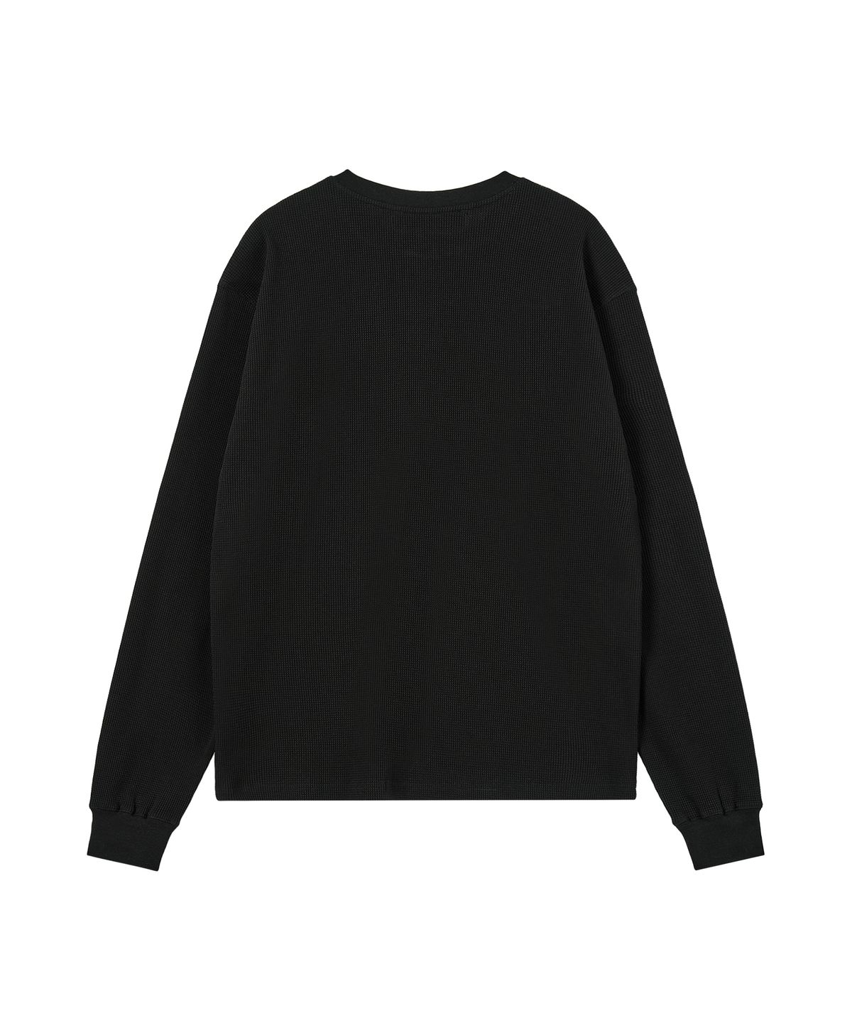 레스트앤레크레이션(REST&RECREATION) HENLEY NECK TOP - BLACK