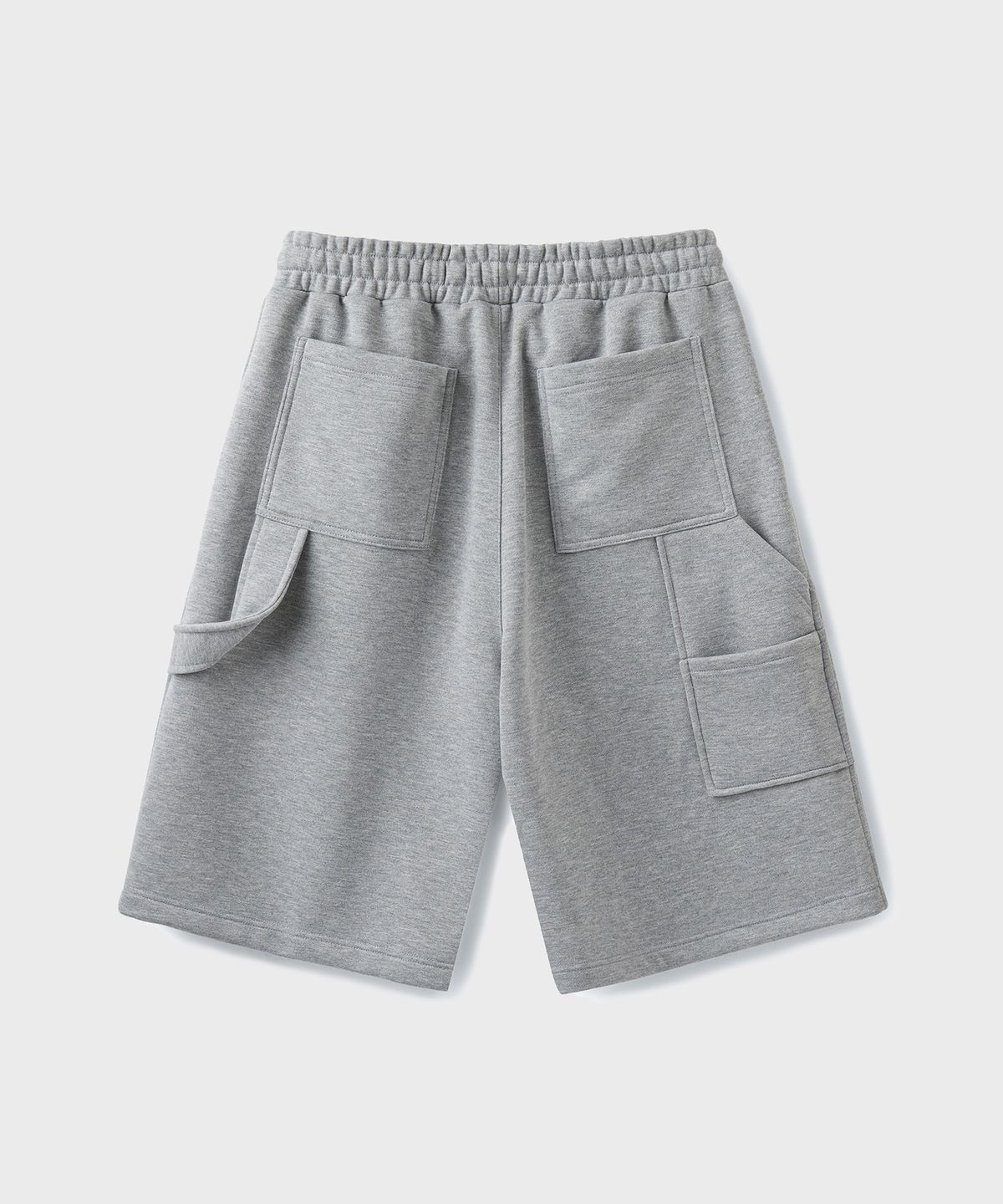 브랜디드(BRANDED) BERMUDA CARPENTER SWEAT SHORTS [MELANGE GRAY]