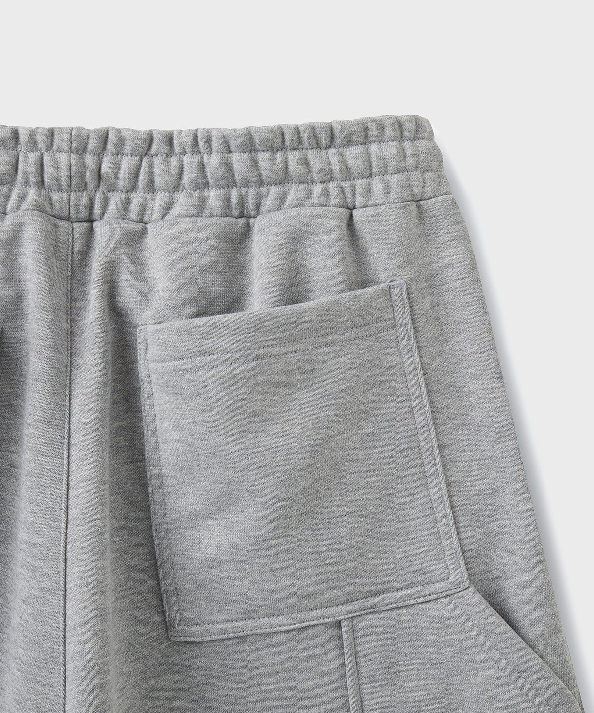 브랜디드(BRANDED) BERMUDA CARPENTER SWEAT SHORTS [MELANGE GRAY]